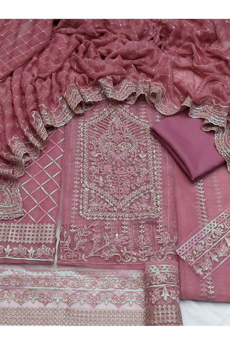 Akbar Aslam Unstitched LUXURY WEDDING & PARTY WEAR A436