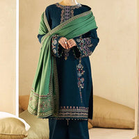 Zara ShahJahn Unstitched 3PC LAWN EMBROIDERED A344