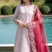 Mushq Unstitched 3PC Lawn Embroidered A338