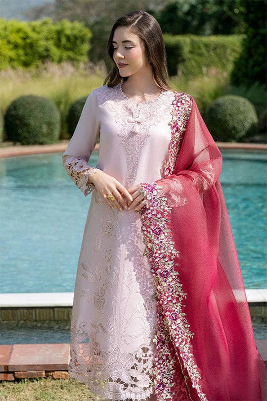 Mushq Unstitched 3PC Lawn Embroidered A338