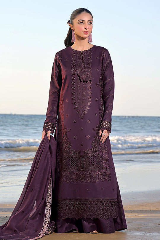 Mushq Unstitched 3PC Lawn Embroidered A336