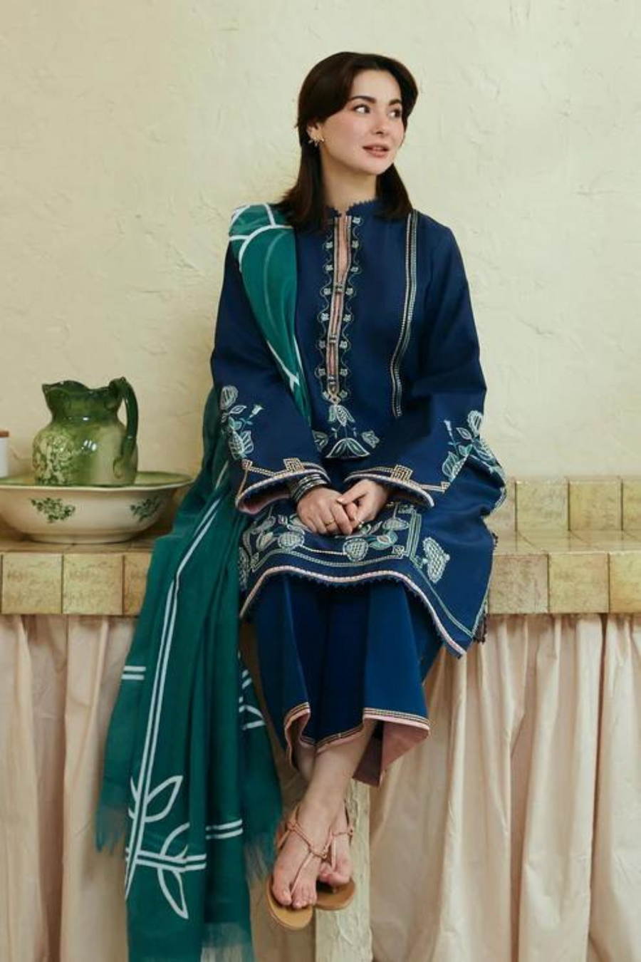 Zara ShahJahan Unstitched 3PC LAWN EMBROIDERED A160