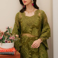 Mahnur Dhanak 3PC Embroidered AZ - 0122