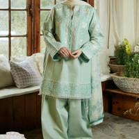 Zara ShahJahan Unstitched 3PC LAWN EMBROIDERED A355