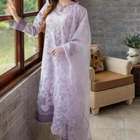 Mushq Unstitched 3PC LAWN EMBROIDERED A201