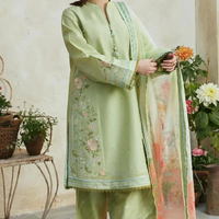 Zara ShahJahan Unstitched 3PC Lawn Embroidered A162