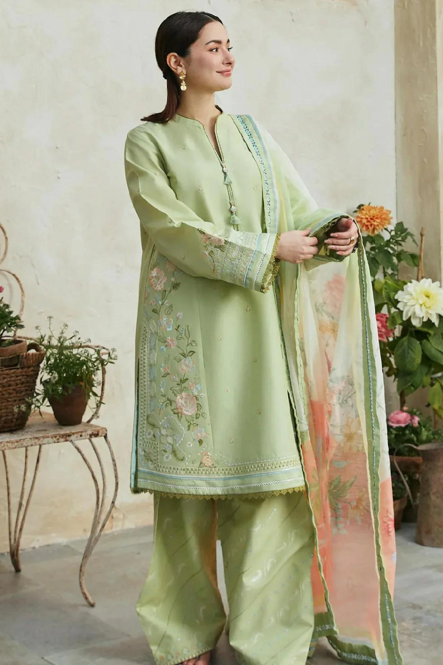 Zara ShahJahan Unstitched 3PC Lawn Embroidered A162