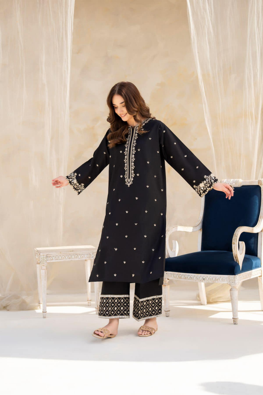 Riwajtan Unstitched 2PC Lawn Embroidered A238