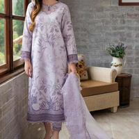 Mushq Unstitched 3PC LAWN EMBROIDERED A201