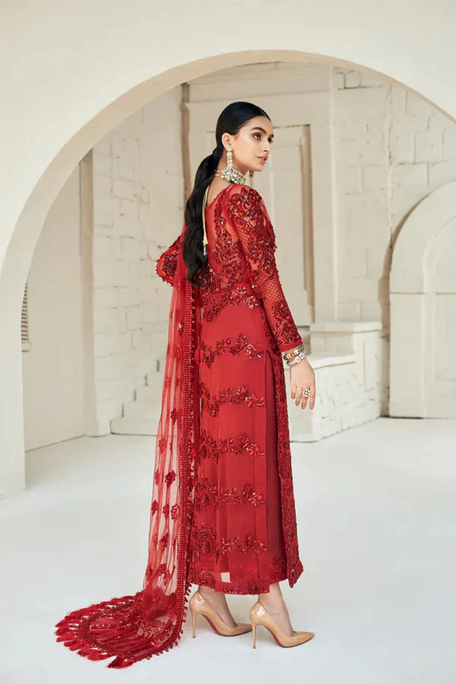 MARYUM HUSSAIN Unstitched LUXURY WEDDING & PARTY WEAR A1132