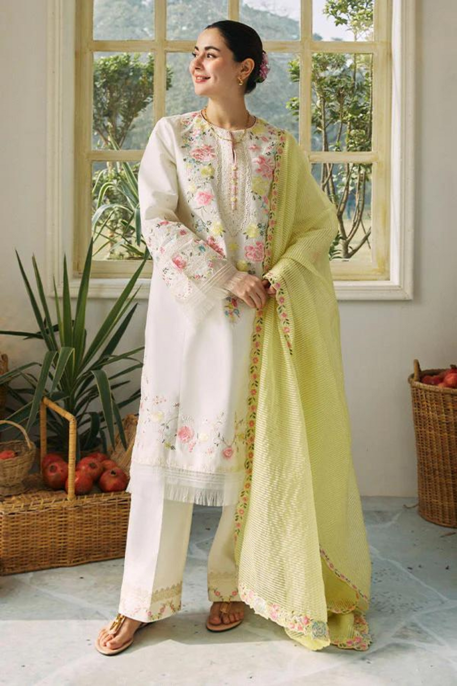 Zara ShahJahan Unstitched 3PC Lawn Embroidered A165