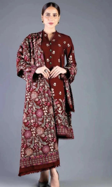 Bareeze Dhanak 3PC Embroidered A477