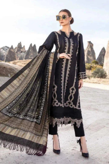 MARIA-B 3PC DHANAK EMBROIDERED AZ 2080