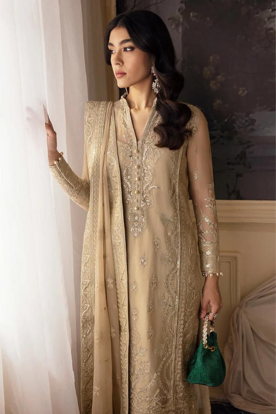 GULAAL Unstitched LUXURY WEDDING & PARTY WEAR - A453