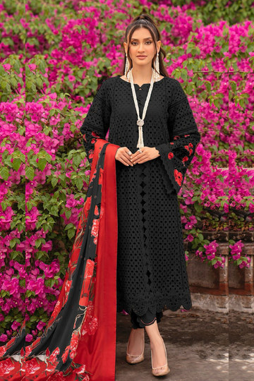 Ittehad Unstitched 3PC Lawn Embroidered A128