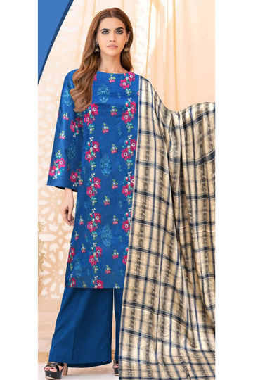 Bareeze Khaddar 3PC Embroidered AZ - 0137