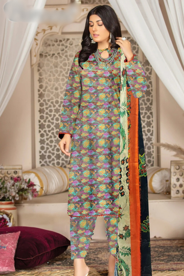 Nishat Unstitched 3PC Digital Print LAWN A247