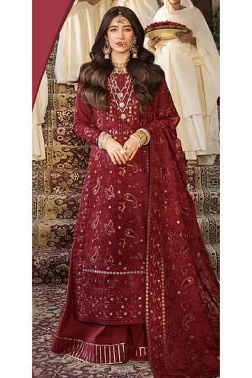 Asim Jofa Dhanak 3PC Embroidered AZ - 0142