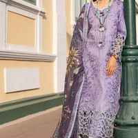 Mushq Unstitched 3PC Lawn Embroidered A120