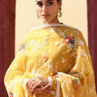 Zaha Unstitched 3PC Lawn Embroidered A286