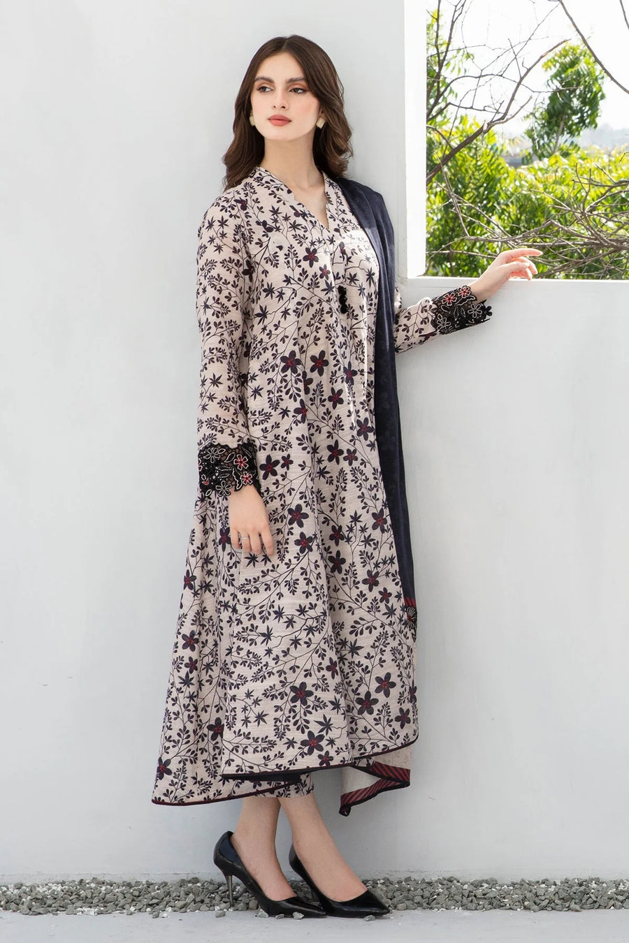 Barouqe 3pc Casual Winter Collection AZ2064