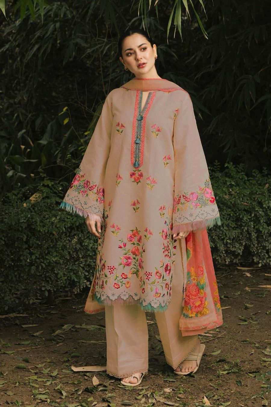 Zara ShahJahan Unstitched 3PC Lawn Embroidered A258