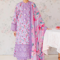 Afrozeh Unstitched 3PC Digital Print LAWN A207