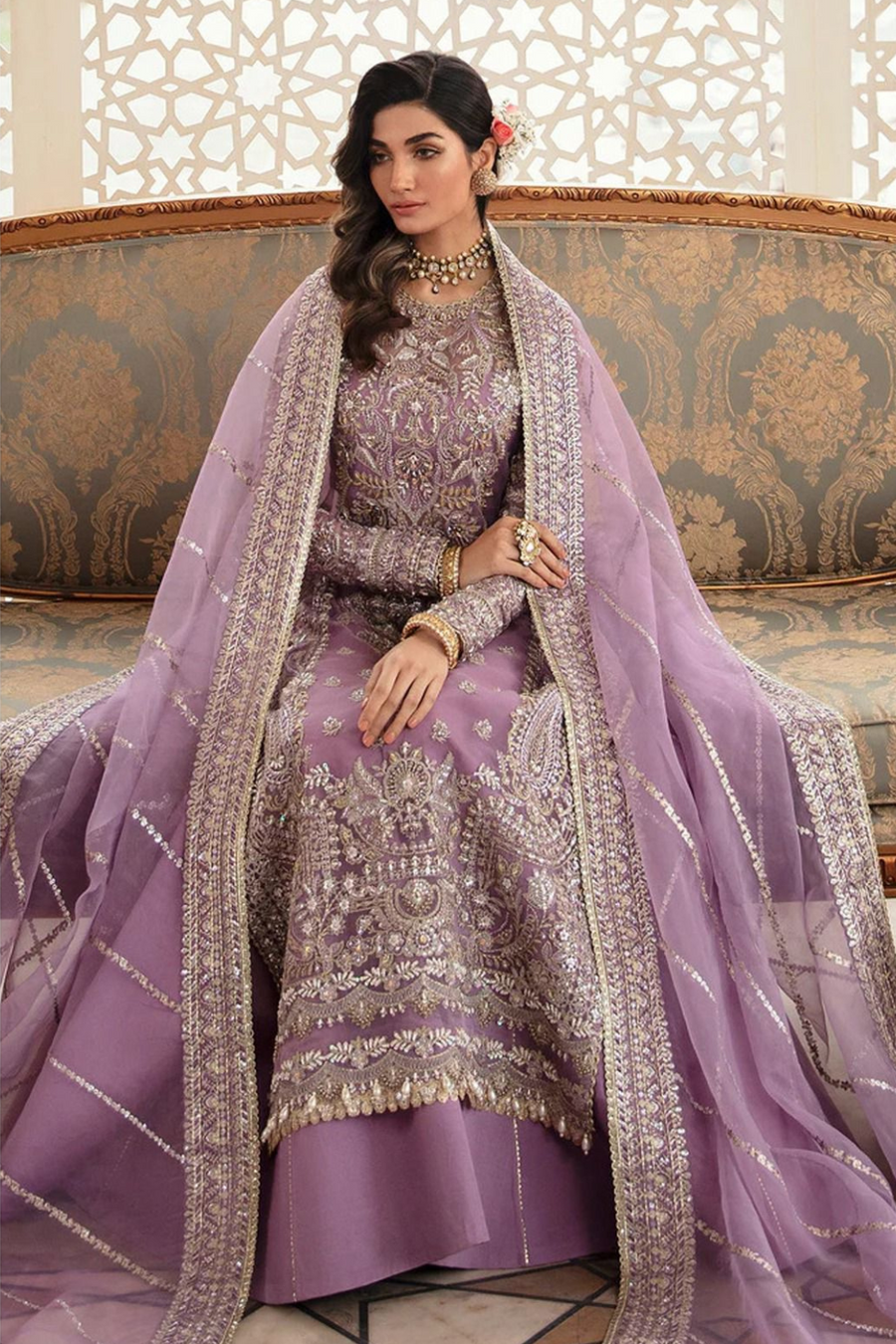 Gul e Nargis Unstitched LUXURY WEDDING & PARTY WEAR - A452