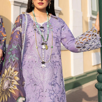 Mushq Unstitched 3PC Lawn Embroidered A120