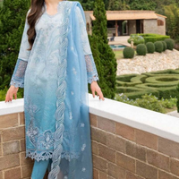 Mushq Unstitched 3PC LAWN EMBROIDERED A202