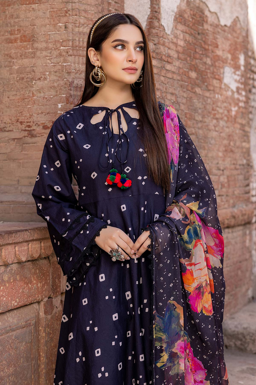 Charizma Unstitched 3PC Digital Print LAWN A352