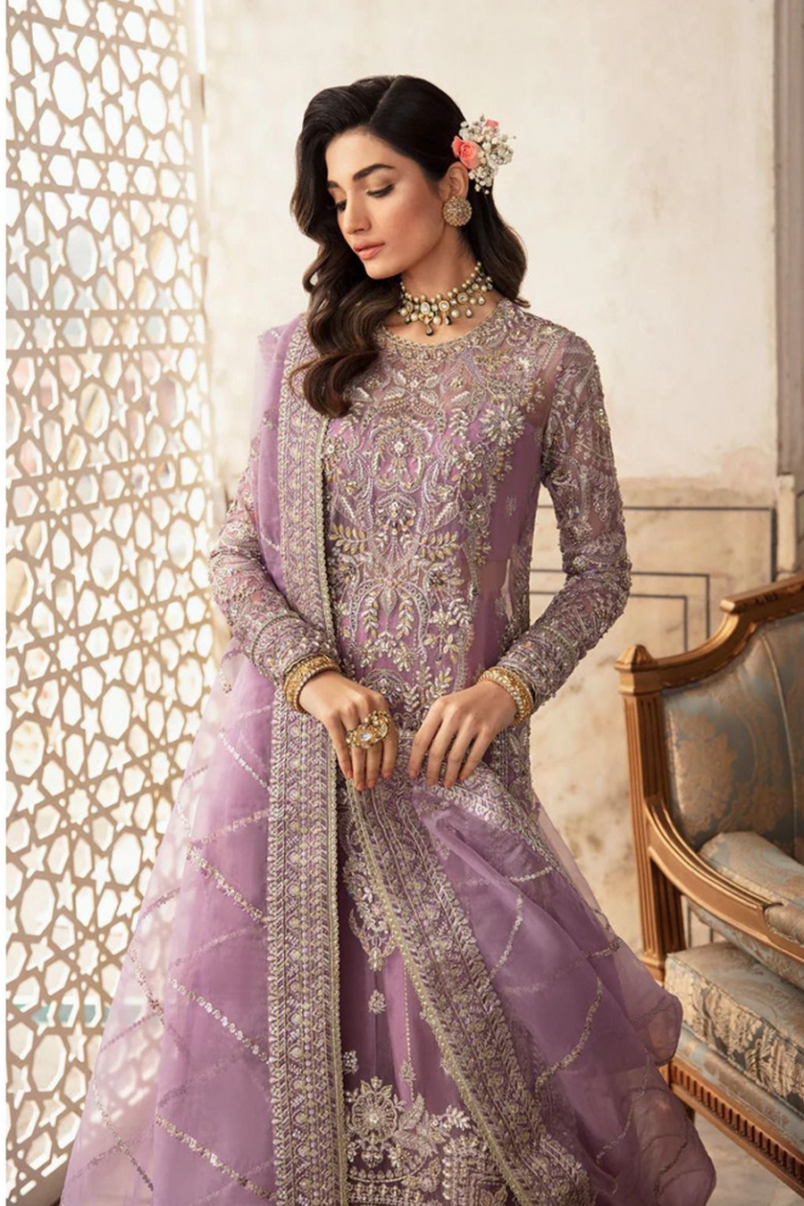 Gul e Nargis Unstitched LUXURY WEDDING & PARTY WEAR - A452