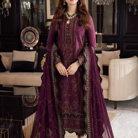 Asim Jofa Unstitched 3PC Lawn Embroidered A259