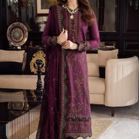 Asim Jofa Unstitched 3PC Lawn Embroidered A259