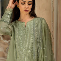 Sobia Nazir Unstitched 3PC Lawn Embroidered A129