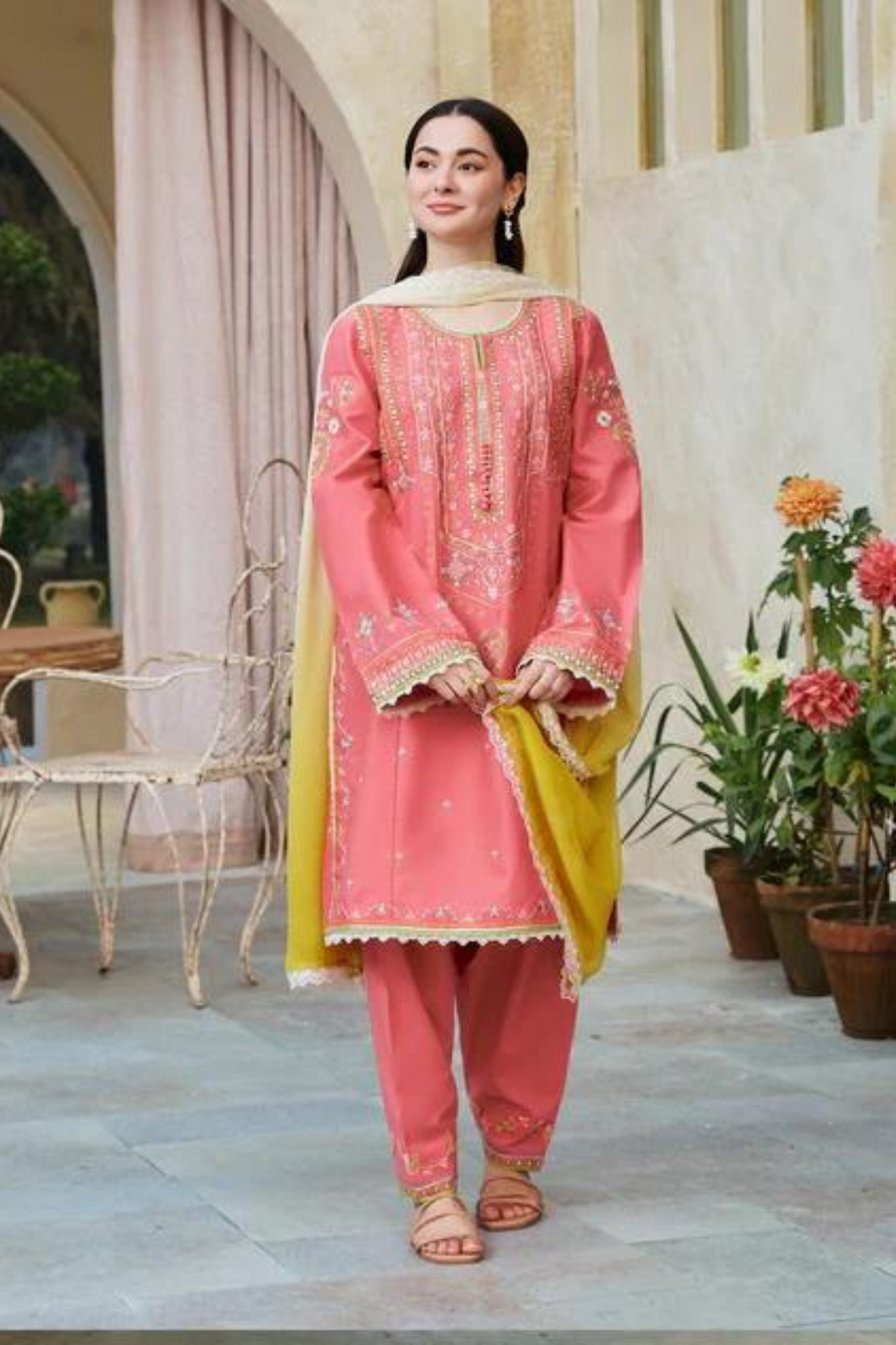 Zara ShahJahan Unstitched 3PC LAWN EMBROIDERED A157