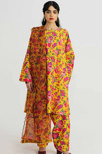 Zara ShahJahan Unstitched 3PC Digital Print LAWN A407