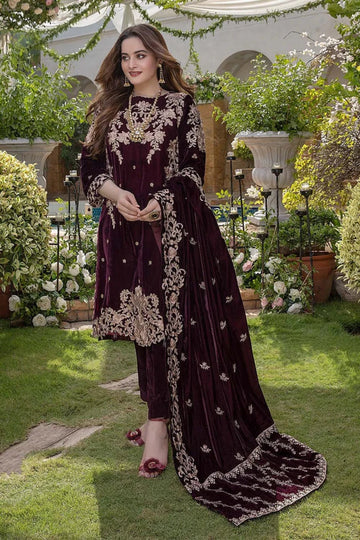 LUXURY PARTY WEAR   Winter Collection AZ 2076