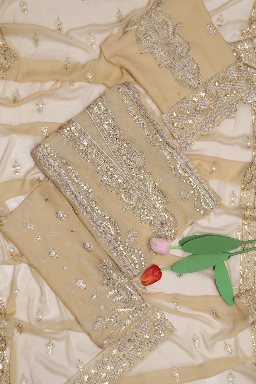 GULAAL Unstitched LUXURY WEDDING & PARTY WEAR - A453