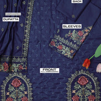 MARIA.B DHANAK 3pc Winter Collection AZ 2086