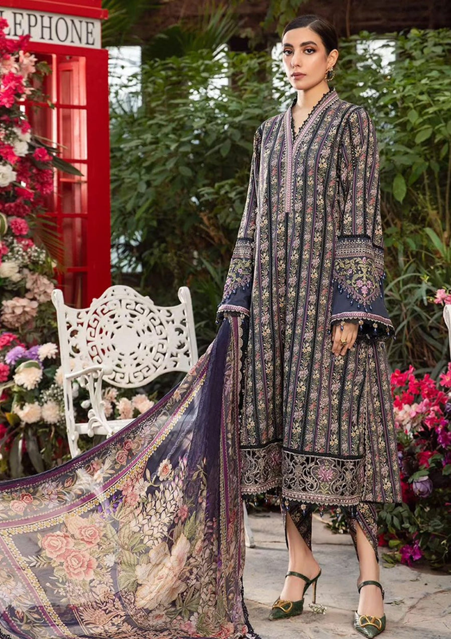 Maria B Unstitched 3PC Digital Print LAWN A422