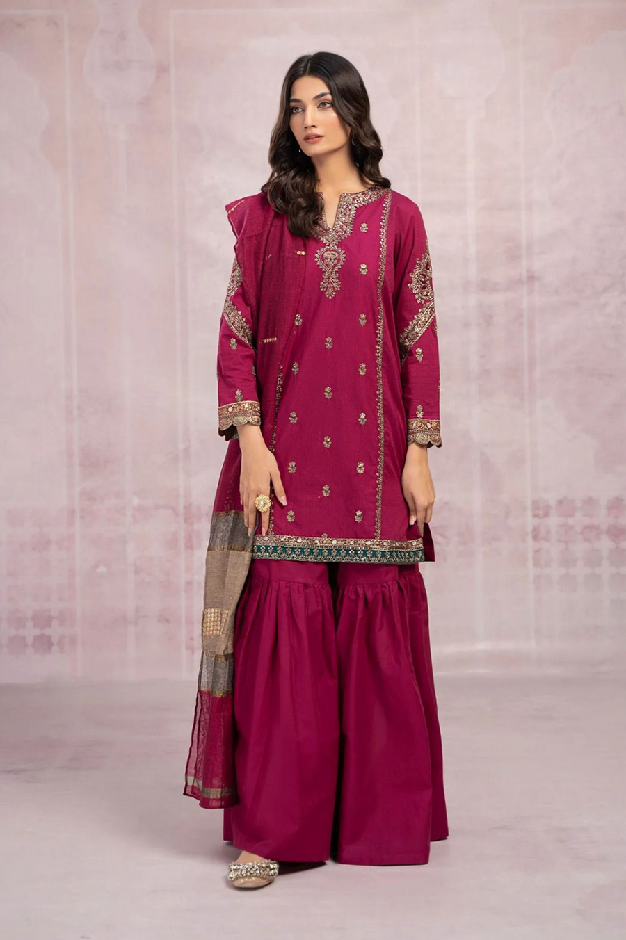 MARIA.B DHANAK 3pc Winter Collection AZ 2085