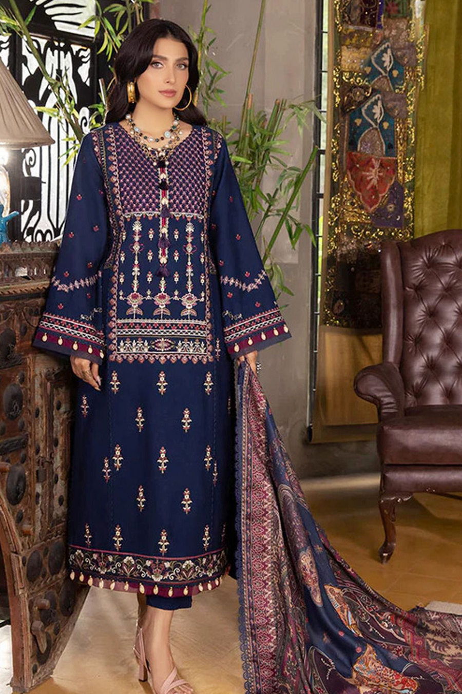 MARIA.B DHANAK 3pc Winter Collection AZ 2082