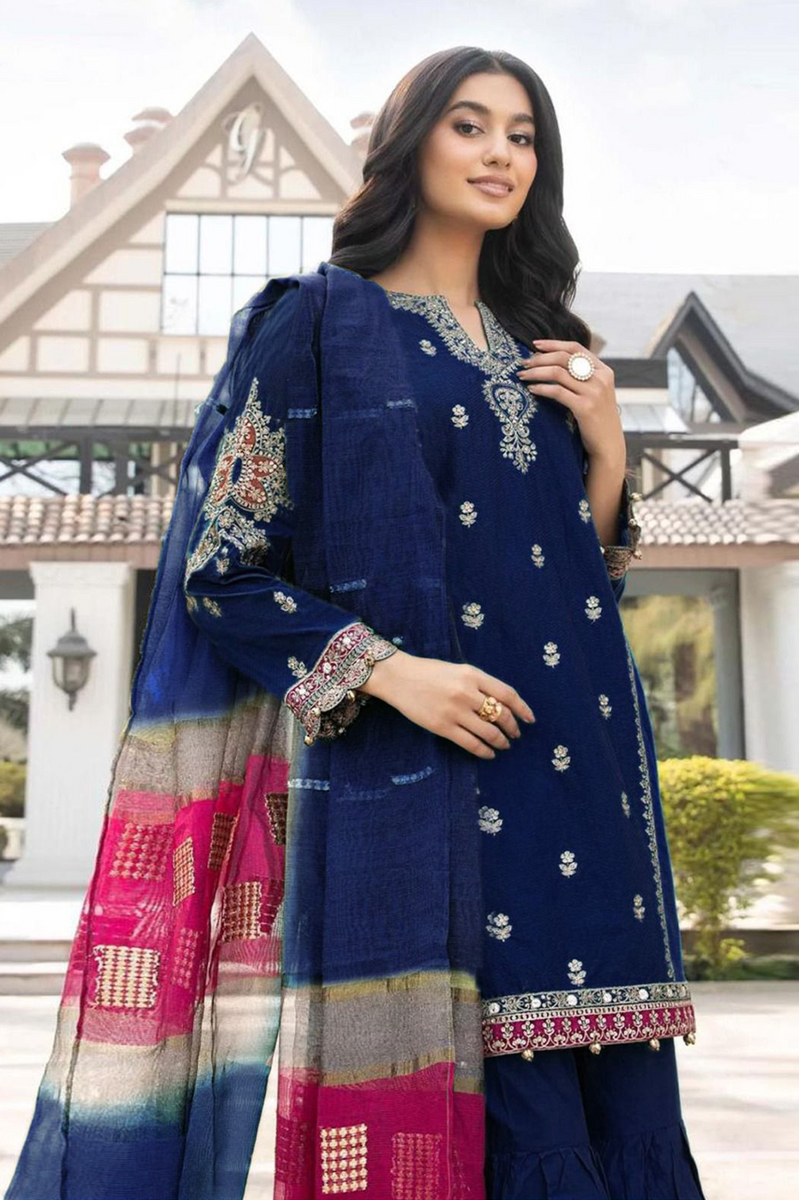 MARIA.B DHANAK 3pc Winter Collection AZ 2084