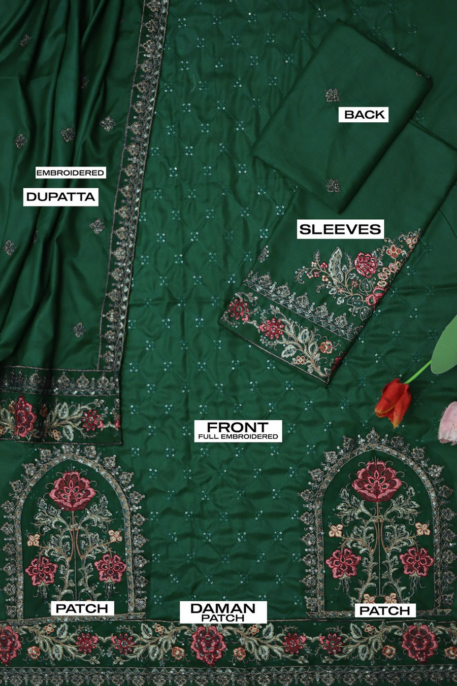 MARIA.B DHANAK 3pc Winter Collection AZ 2087