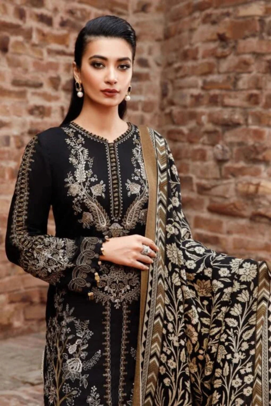 MARIA-B 3PC DHANAK EMBROIDERED AZ 2050