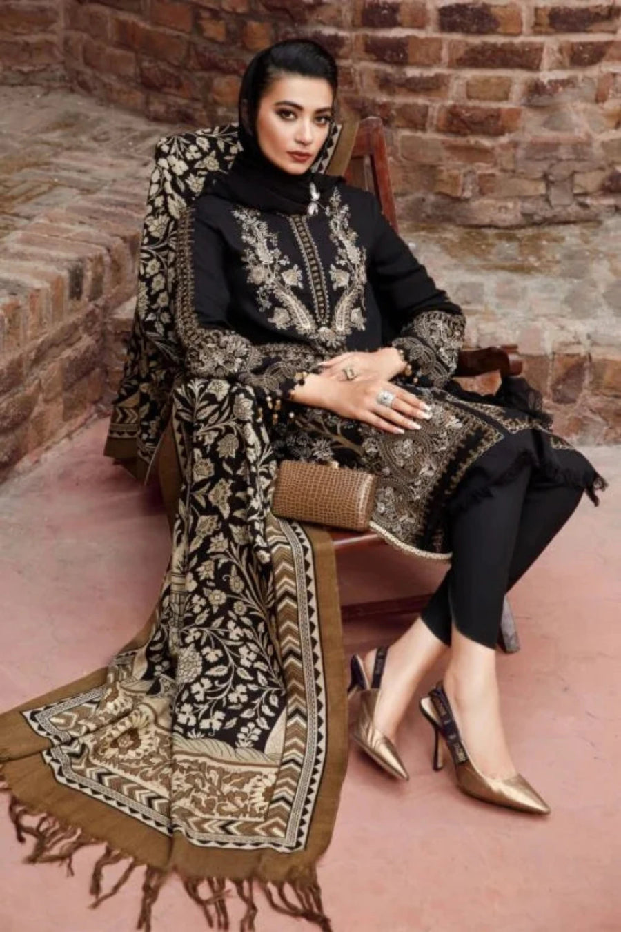 MARIA-B 3PC DHANAK EMBROIDERED AZ 2050