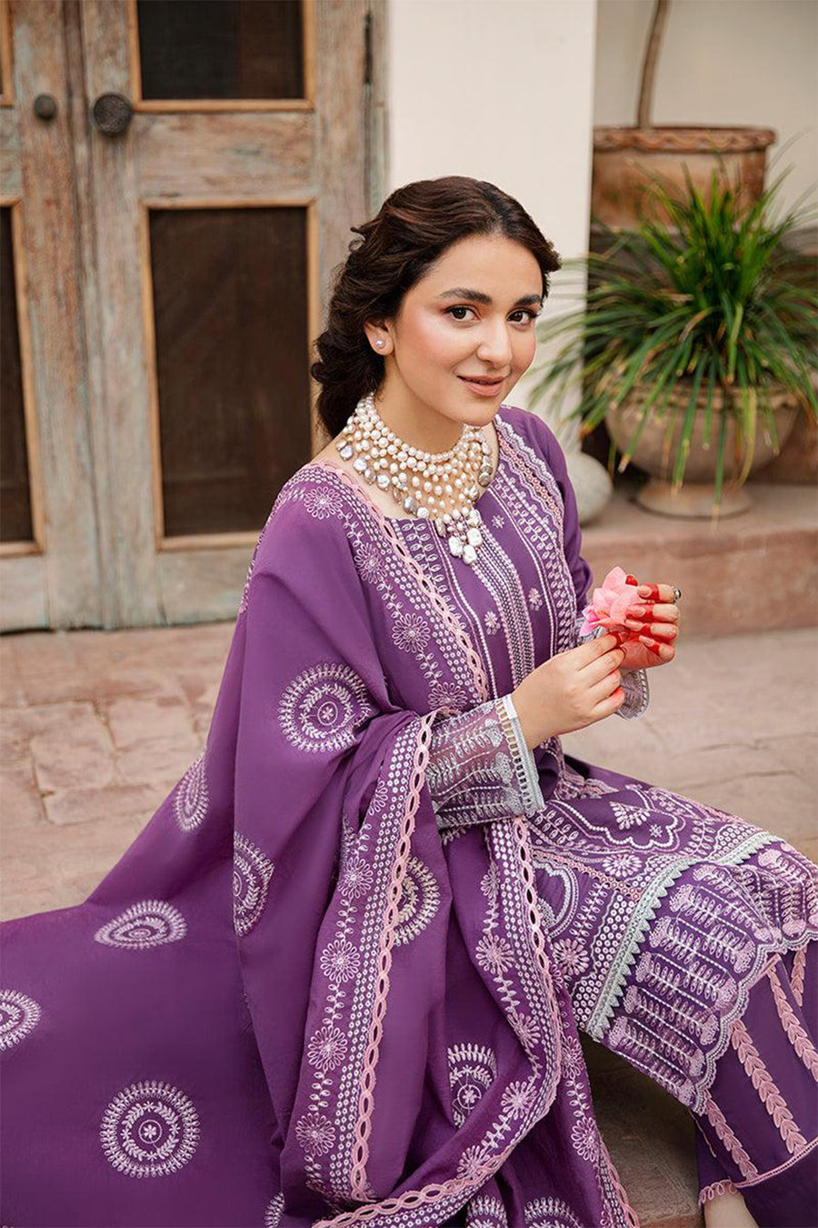 Rang Rasiya Unstitched 3PC Lawn Embroidered A314