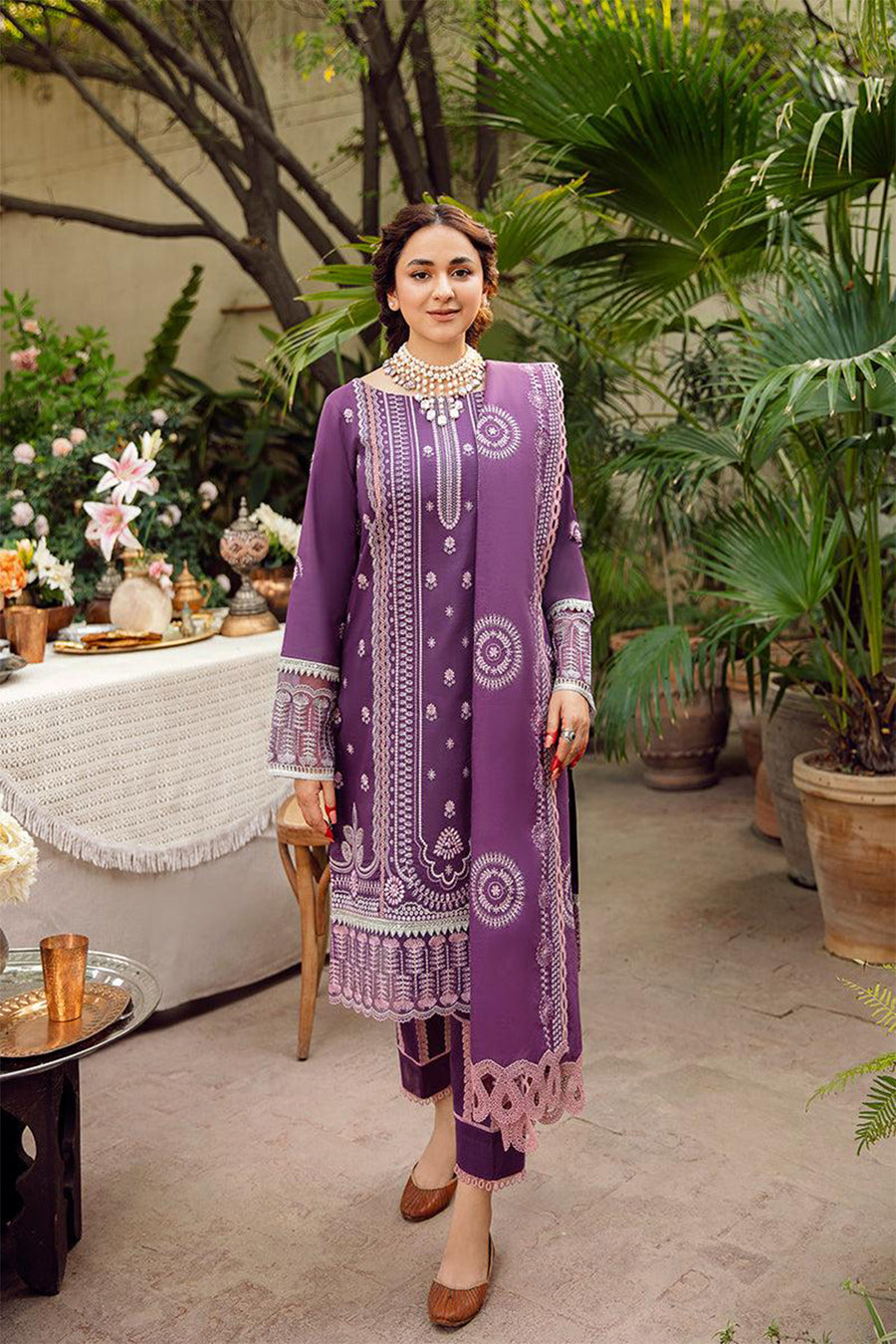 Rang Rasiya Unstitched 3PC Lawn Embroidered A314