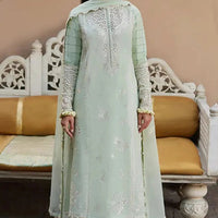 Zaha Unstitched 3PC LAWN EMBROIDERED A429